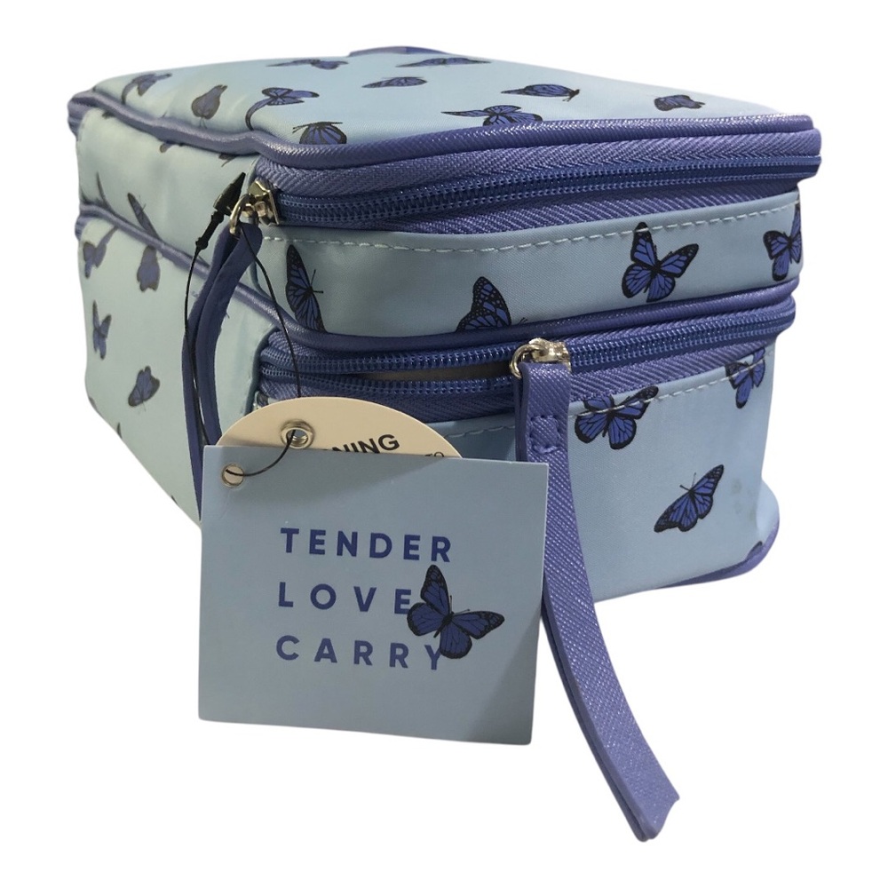 New Tender Love + Carry Blush Butterfly Double Zip - Picture 10 of 11